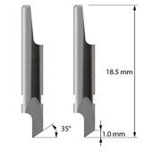 Z2 Drag blade, round-stock Max. cutting depth: 1 mm