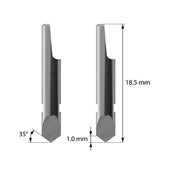 Z3 Drag blade, round-stock Max. cutting depth: 1 mm