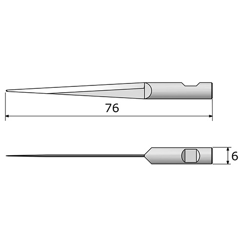 Axyz Round Point Knife Blades BT-572050 B1041L-50
