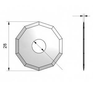 Zund Z51 Rotatary blade(3910336)